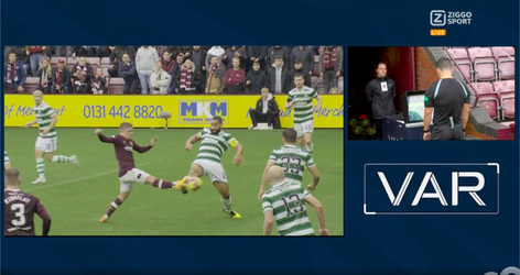 🎥 | VAR debuteert in Schotland: Hearts krijgt penalty tegen Celtic