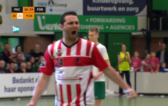 Fortuna verrast PKC in halve finale korfbalplay-offs (video)