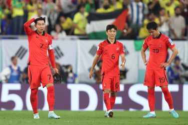Zuid-Koreaanse spelers willen dolgraag naar huis: met rust al 4-0 achter tegen Brazilië