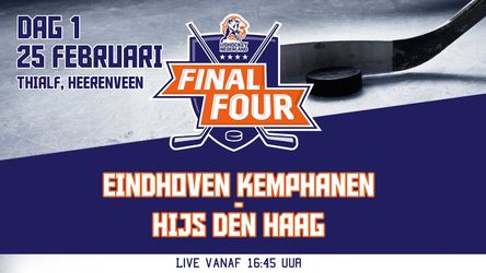 LIVE: Nederlandse Final Four ijshockey op Sportnieuws.nl