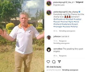 🎥 | 'The Champ' Pieter de Jongh doet open sollicitatie naar bondscoachschap Oranje Leeuwinnen