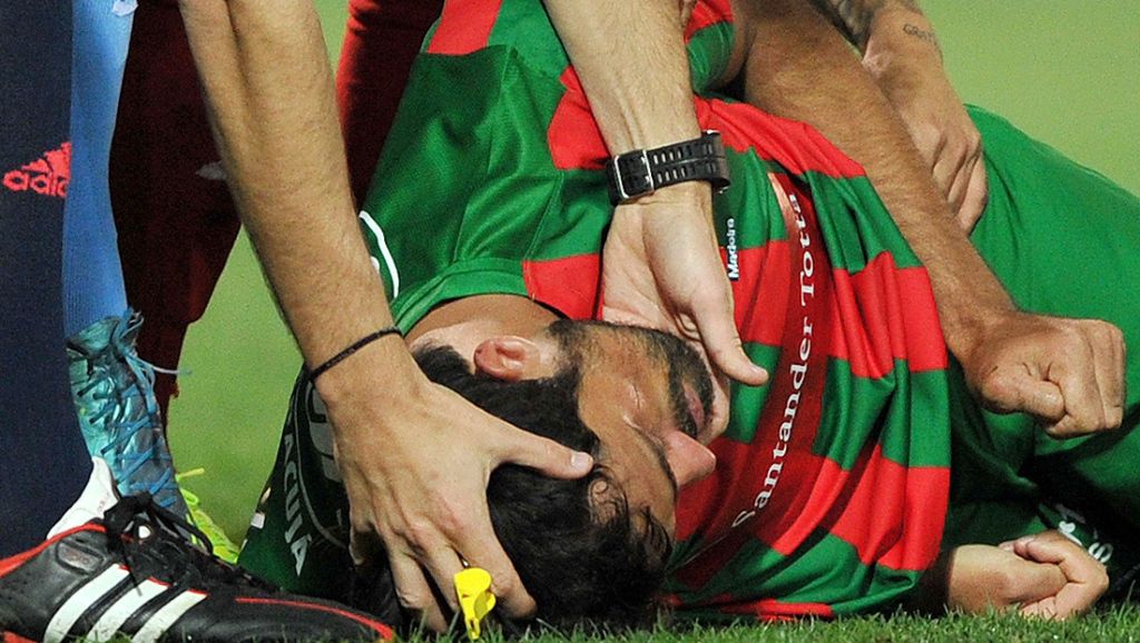 Braziliaanse speler Antonio bewusteloos afgevoerd