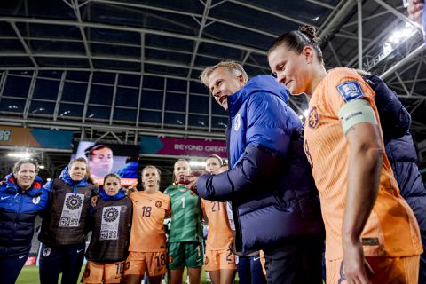 Bondscoach Andries Jonker na de 1-0-overwinning op Portugal: 'We willen de poule winnen'