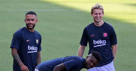 Frenkie de Jong en Memphis Depay 'gewoon' mee met tripje Barcelona naar VS