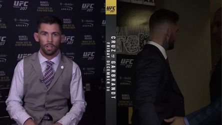 Gefrustreerde Cody Garbrandt verlaat interview met Dominick Cruz (video)