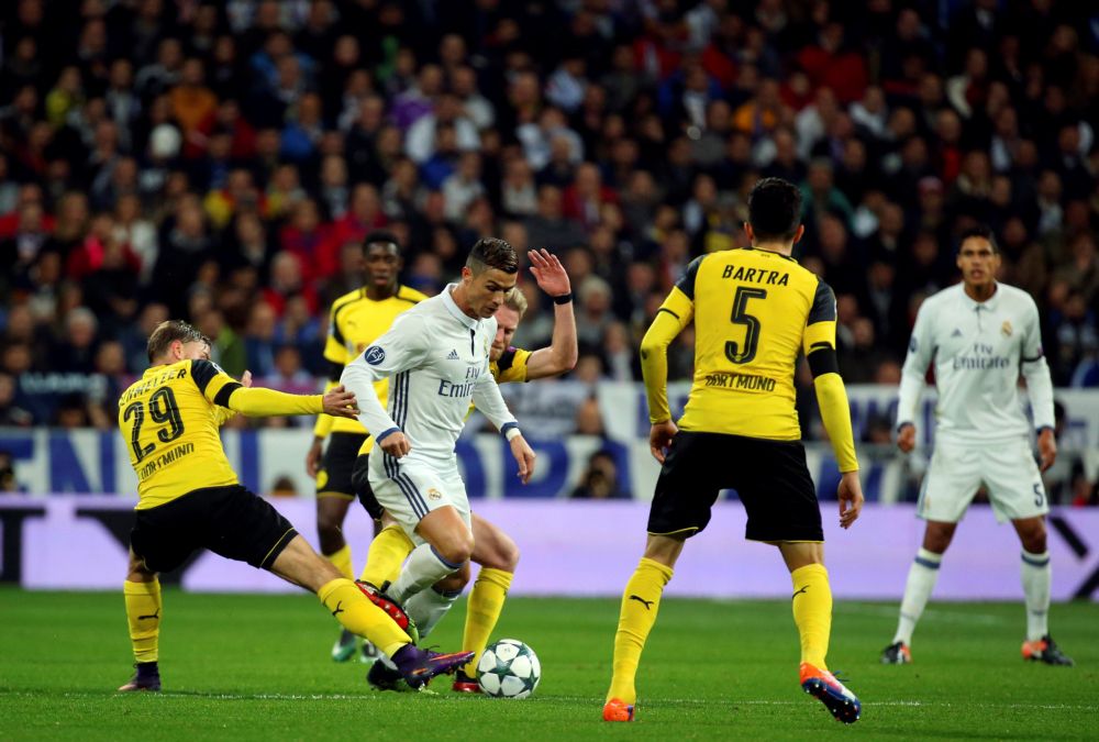 Gemakzuchtig Real ziet groepswinst aan zich voorbij gaan tegen Dortmund