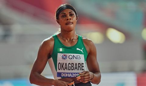 Topatlete Okagbare omzeilt dopingcontrole en krijgt nog langere schorsing