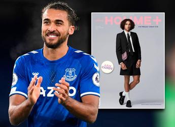 Lovende woorden voor Everton-spits Dominic Calvert-Lewin na opvallende covershoot