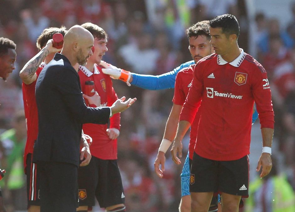 Erik ten Hag over vertrek Cristiano Ronaldo in de rust: 'Onacceptabel, voor iedereen'