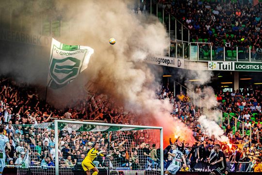 Supportersvereniging FC Groningen spant kort geding aan tegen de club vanwege 'vuurwerkstraf'