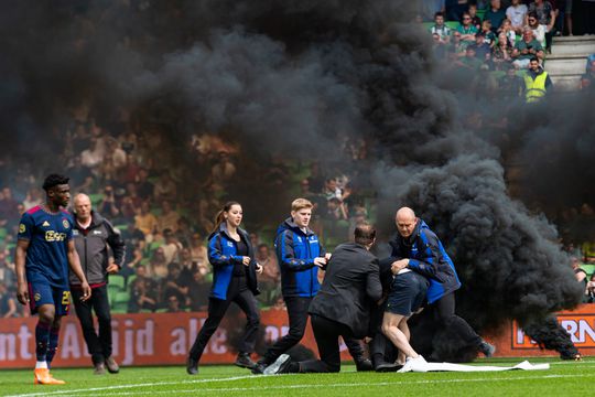FC Groningen greep doelbewust niet in tegen Ajax: 'Was nog traumatischer voor kinderen'