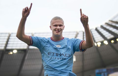 Erling Haaland en De Bruyne helpen City naar 3-1-winst: Haaland's doelpuntenteller op 22