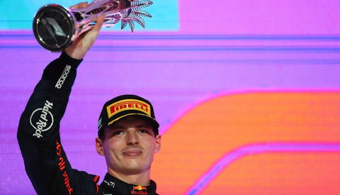 Max Verstappen ging expres voor snelste raceronde: 'Zeker na zo'n klotedag gisteren'