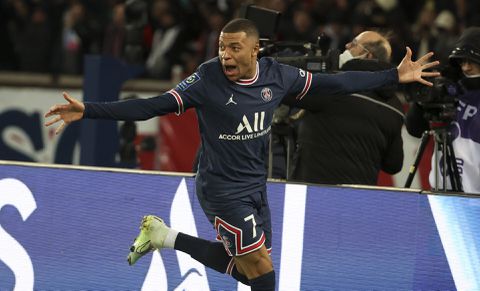 Kylian Mbappé loopt flink voor op de doelpuntenschema's van Lionel Messi en Cristiano Ronaldo