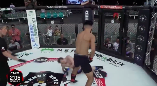 🎥 | MMA-talent Alex Mamimakis scoort opnieuw spectaculaire 1e ronde-KO