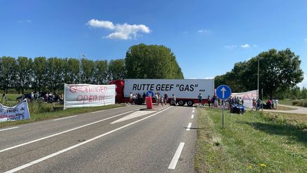 Boerenprotesten rond parkoers 2e etappe Vuelta tussen Den Bosch en Utrecht