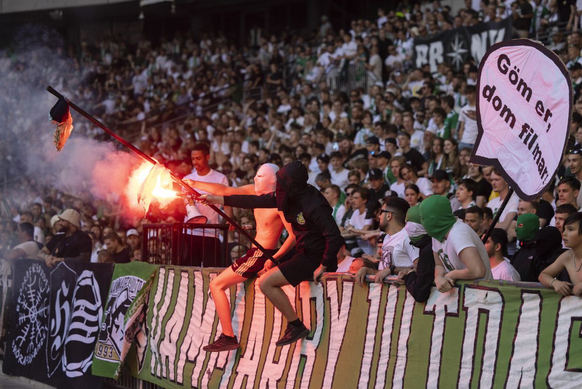 Hammarby-fans balen van weinig plekken in stadion FC Twente: 'Natte droom van jullie'