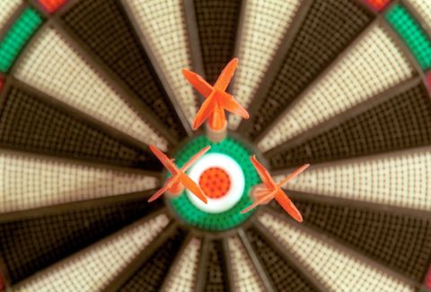 De slechtste dartspot ooit? Gemiddeldes van onder de 30 en leg van 91 pijlen bij British Open