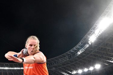 Jessica Schilder verbetert even een 24 jaar oud Nederlands record kogelstoten