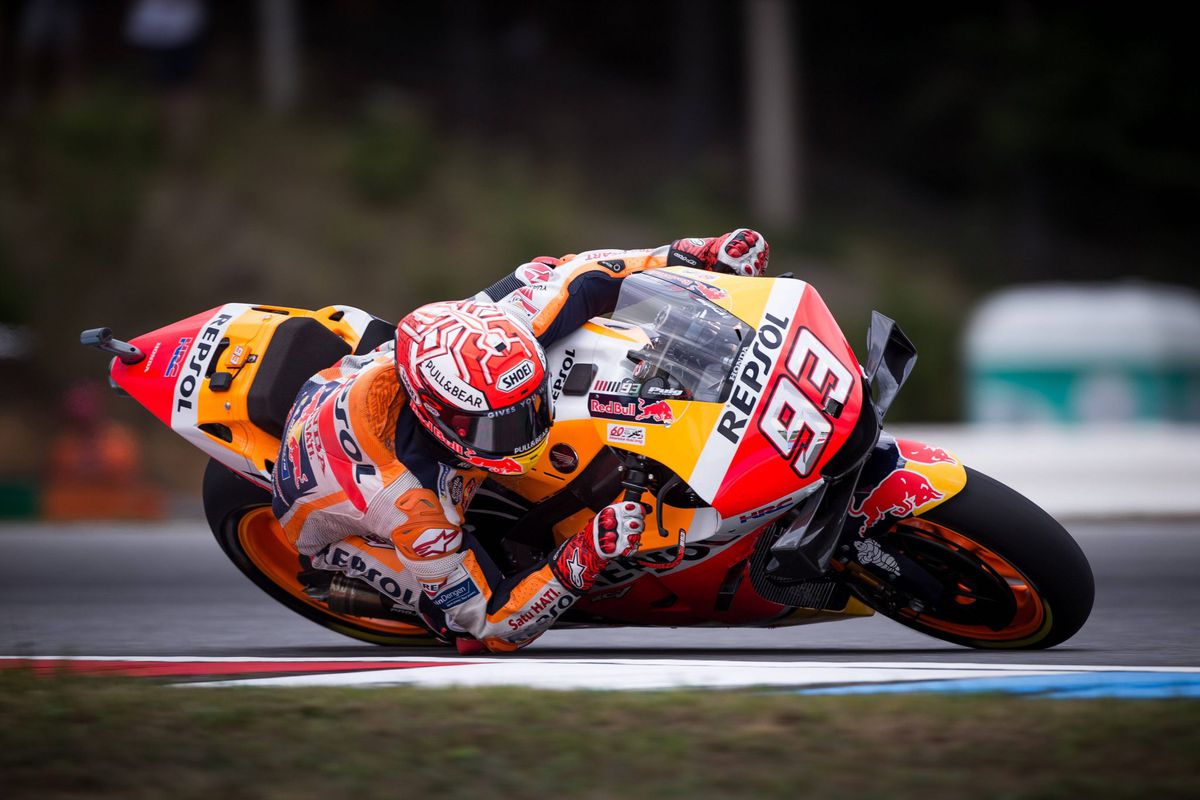 Márquez evenaart record: 58e pole in MotoGP