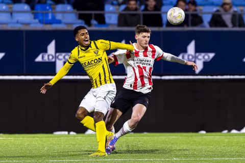 KKD: VVV-Venlo boekt in de laatste minuut belangrijke zege op Jong PSV