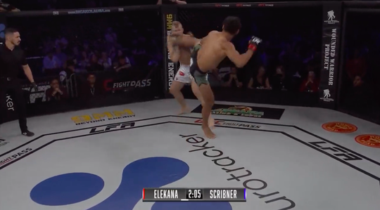 🎥 | Deze perfect geplaatste highkick leidt overwinning van MMA-vechter in