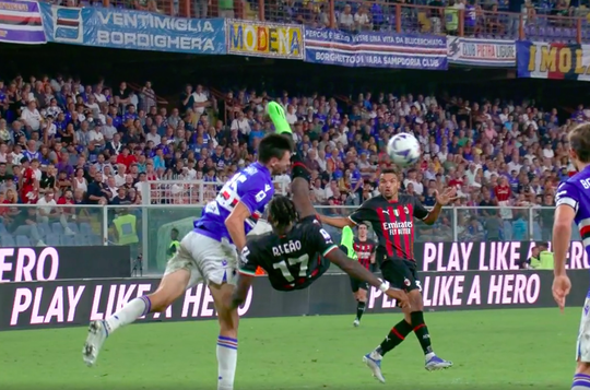 🎥 | Milan pakt volle buit bij Sampdoria maar verliest Leão na leipe kopschop