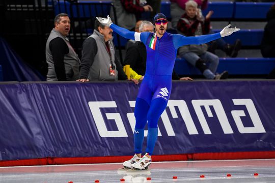 Ondanks winst op 10.000 meter, rijdt Ghiotto niet de snelste race van de dag