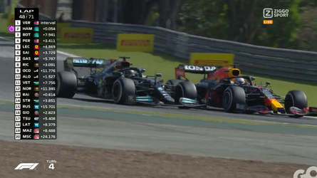 🎥 | Strijd om wereldtitel in volle gang! Max Verstappen houdt Lewis Hamilton af na inhaalactie