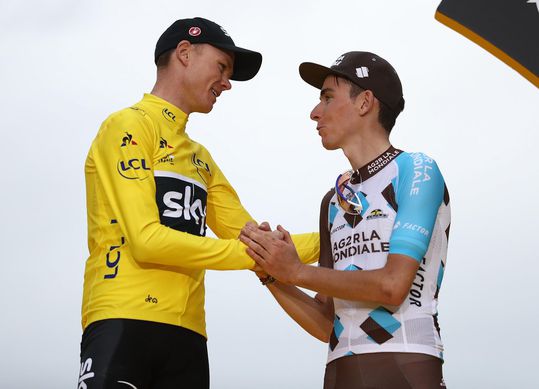 Bardet vindt dat Froome voorlopig effe niet op de fiets moet stappen