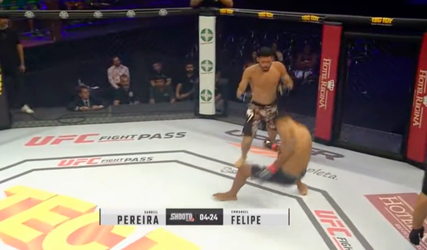 🎥 | Gabriel Pereira beslist MMA-partij met absolute doodsklap na 38 seconden