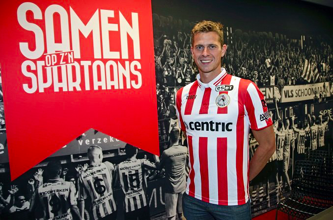 Robert Mühren officieel speler van Sparta Rotterdam