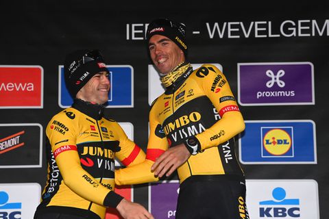 'Teamplayer' Laporte maakt droom waar in Gent-Wevelgem en dankt Van Aert: 'Hij was sterker dan ik'