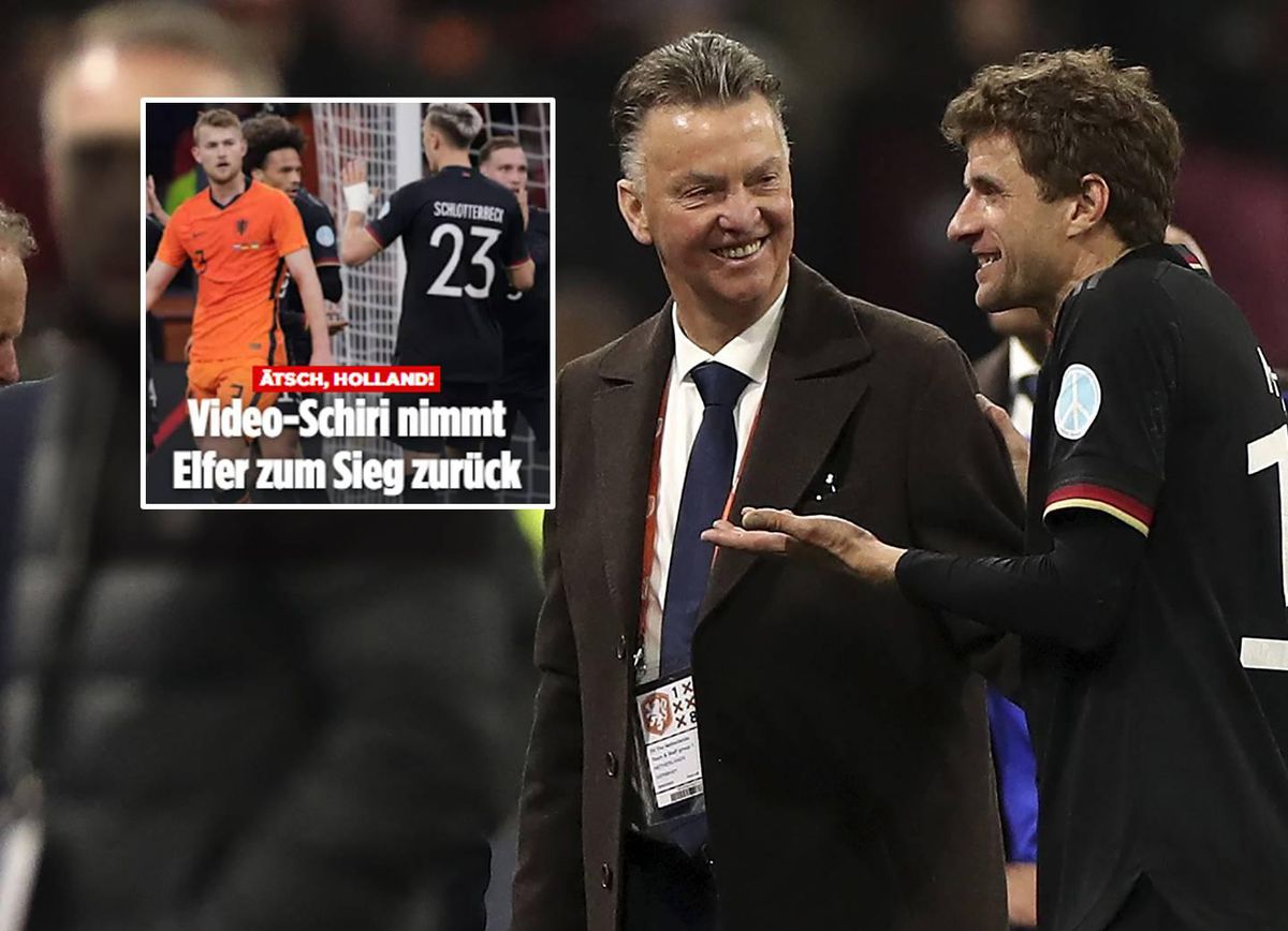 Duitse media na oefenduel met Oranje: ‘Neerbuigende Louis van Gaal kreeg weer gelijk’