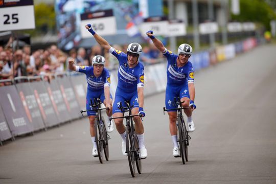 Deceuninck - QuickStep pakt met groot gemak de winst in Hammer Limburg