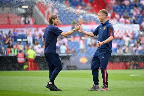 Dit zijn de opstellingen van Kroatië en Spanje voor de Nations Leaguefinale