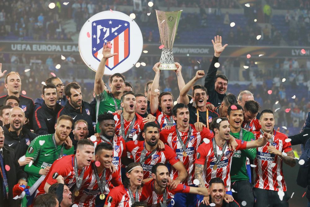 Griezmann bezorgt Atlético Madrid met 2 goals Europa League