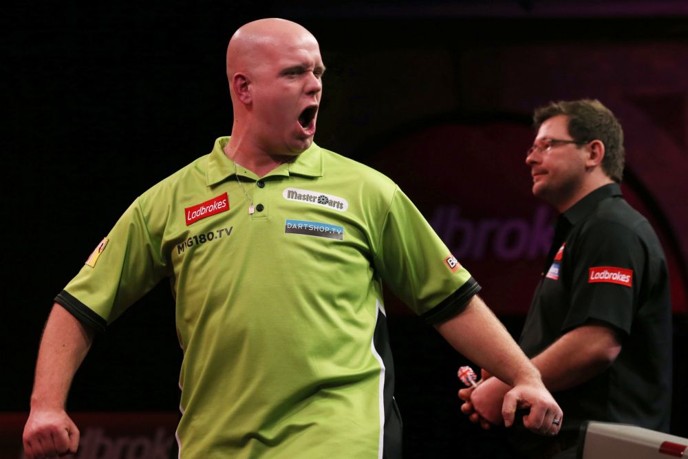 Van Gerwen eerste winnaar Shanghai Darts Masters