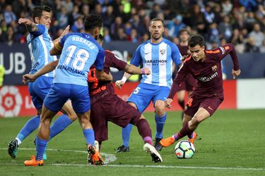 Barcelona wint zonder Messi easy van Malaga