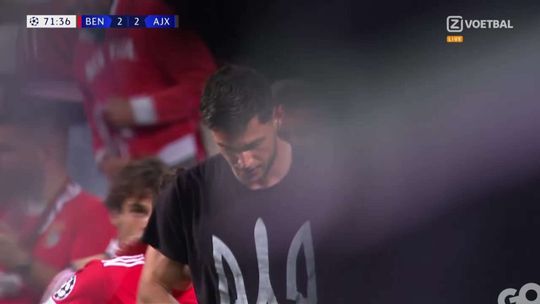 🎥 | Benfica-speler steunt Oekraïne in oorlog met Rusland: 'Ik ben bang voor deze situatie'