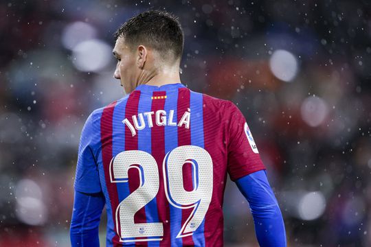 Barça-aanvaller Ferran Jutglà kwam deze zomer over van Espanyol, maar maakte daar nooit zijn debuut