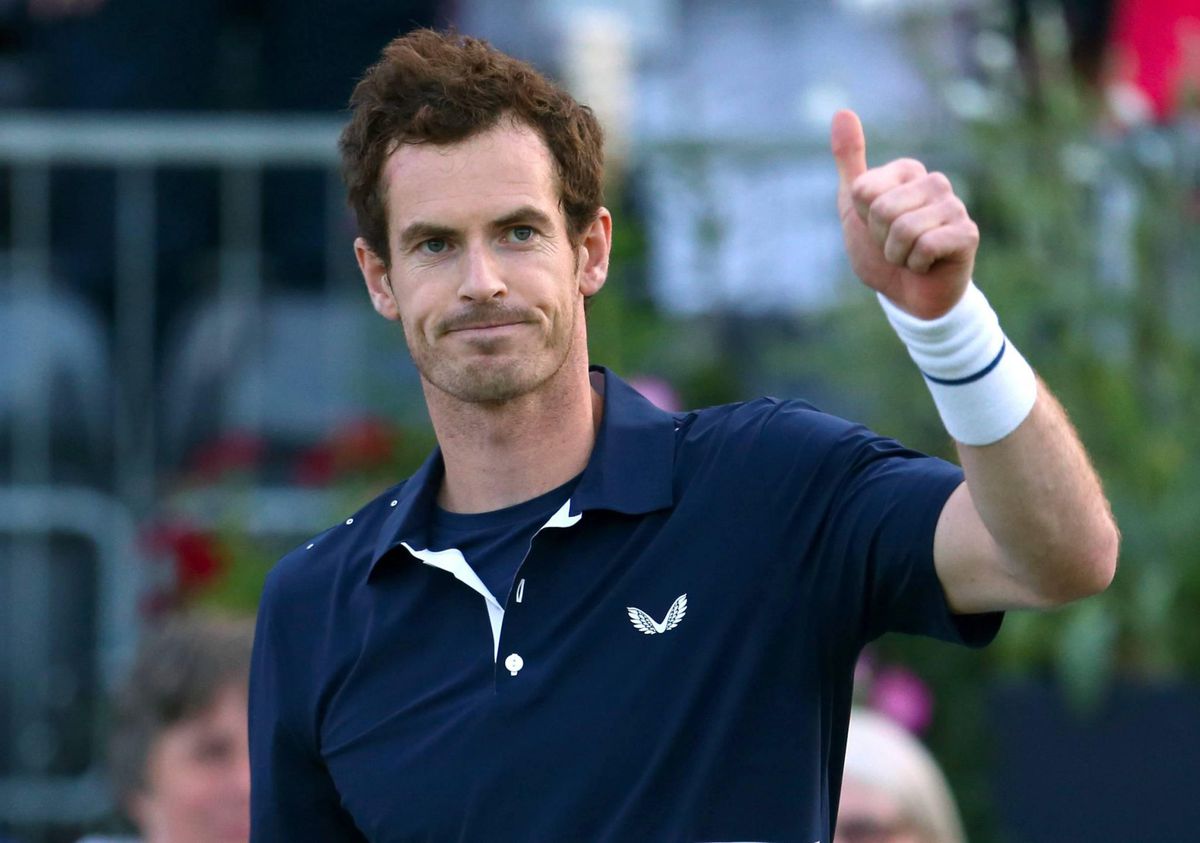 Andy Murray samen met dubbelpartner Feliciano Lopez naar finale Queen's