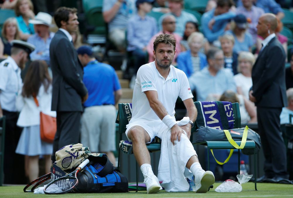 Sensatie! Favoriet Wawrinka is na 1 ronde klaar op Wimbledon