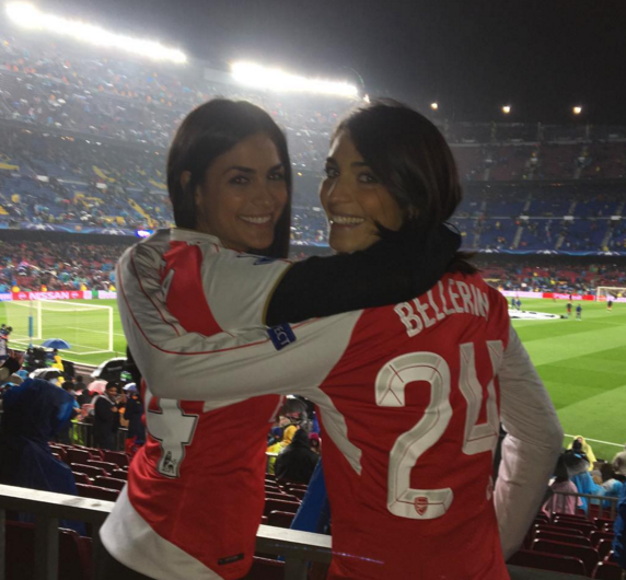 Sexy vriendin van Bellerin lijkt FC Barcelona wel te zien zitten