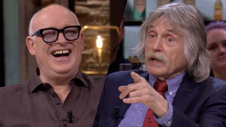🎥😂 | Johan Derksen niet blij met fotoshop: 'Hier krijgt Talpa problemen mee!'