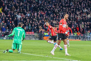 PSV-aanvoerder Cody Gakpo is boos: 'We hadden de wedstrijd over de streep moeten trekken'
