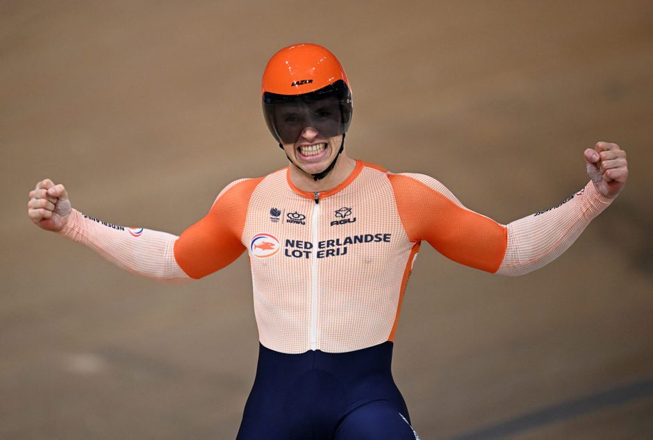 🥇 | 5 op een rij! Onverslaanbare Harrie Lavreysen sprint wéér naar goud op WK baanwielrennen