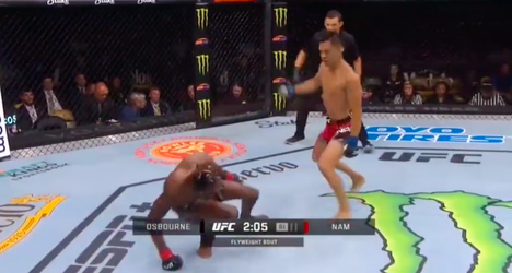 🎥 | Terugzien: zo counterde UFC'er Tyson Nam opponent Ode Osbourne KO