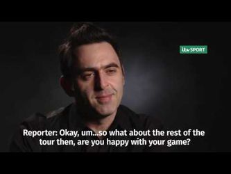 'Boze' snooker-kampioen O'Sullivan geeft een interview als een robot (video)