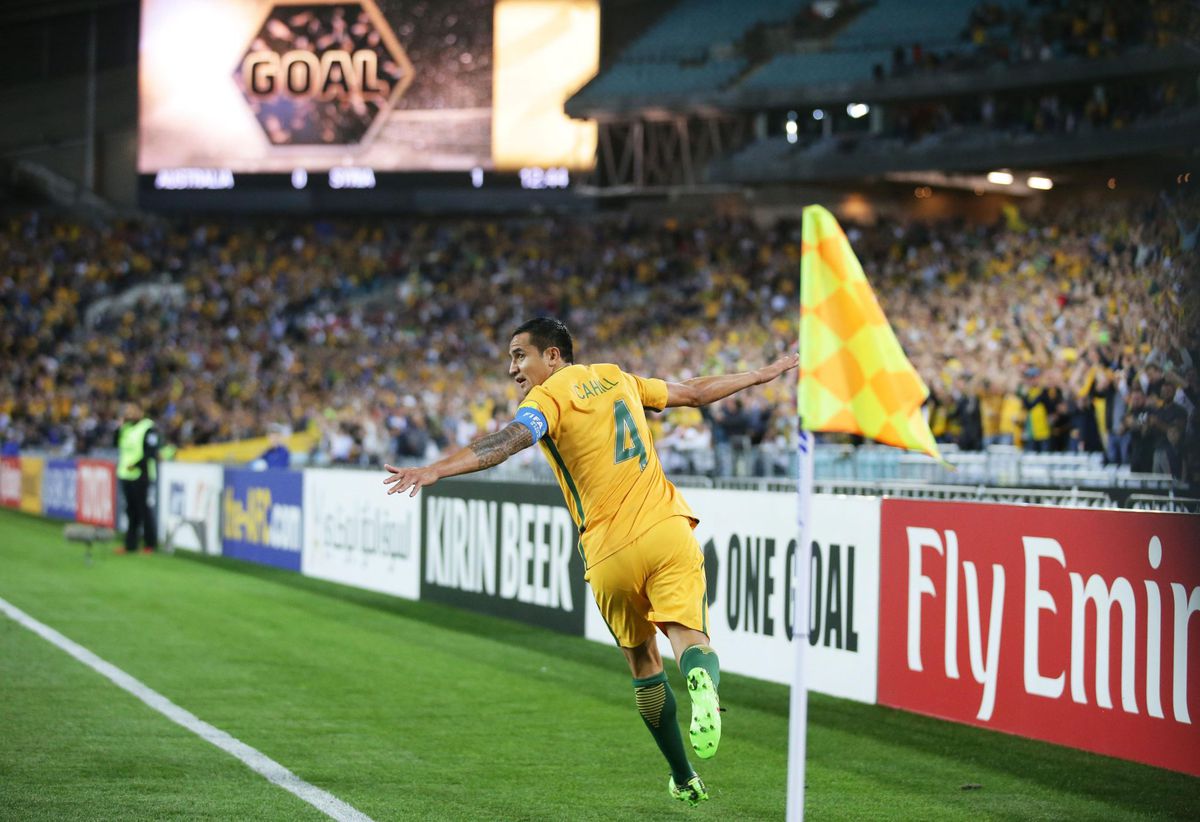 Australische voetbalbond ziet 'gesponsord' juichen van Cahill door de vingers